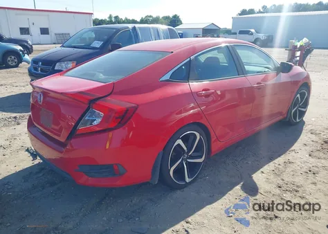 2018 Honda Civic Lx z USA, uszkodzony, nr VIN 2HGFC2F58JH568950
